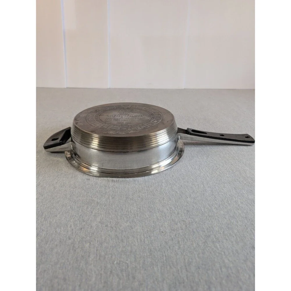 Millerhaus Z-Line 2L Stainless Steel Saute Pan Induction Compatible Handles